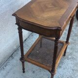 Old dressing table worker empty pocket table in walnut