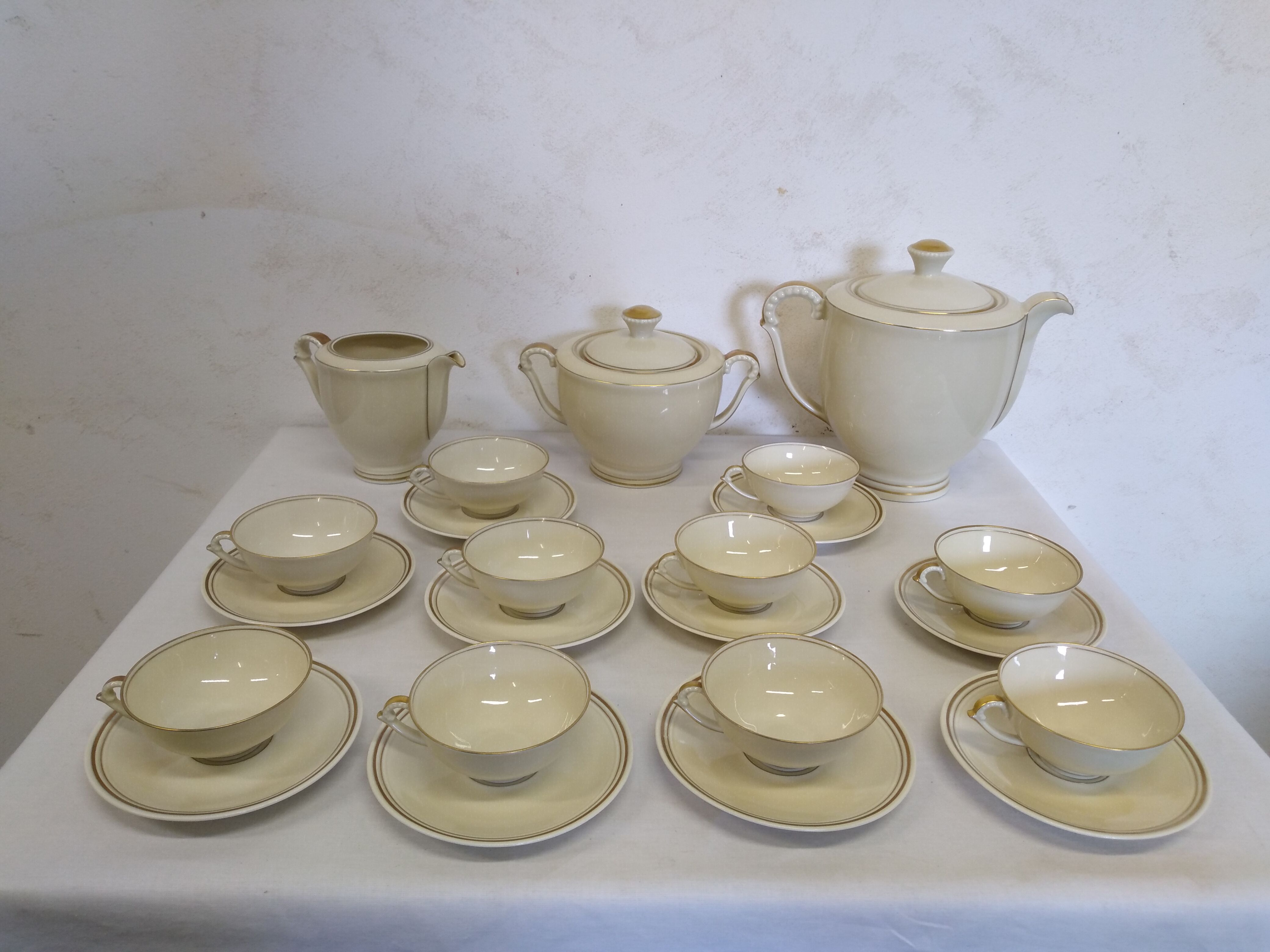 Limoges porcelain coffee set