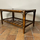 Rattan coffee table