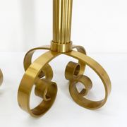 Pair of Scandinavian brass candlesticks Ivar Ålenius Björk for Ystad Metall 1960