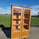 Ancienne Armoire Bibliothèque Parisienne Vitrée Pied Compas