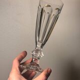 Baccarat Harcourt flute, 1841, signed