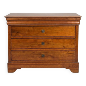 Commode ancienne Louis- - massif merisier