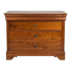 Antique Louis-Philippe chest of drawers in solid cherry wood (19th century)