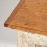 Antique white kitchen table (c.1920) #10