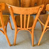 Set of four vintage bistro chairs