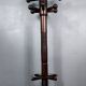 Art Deco style coat rack in stained oak around 1940