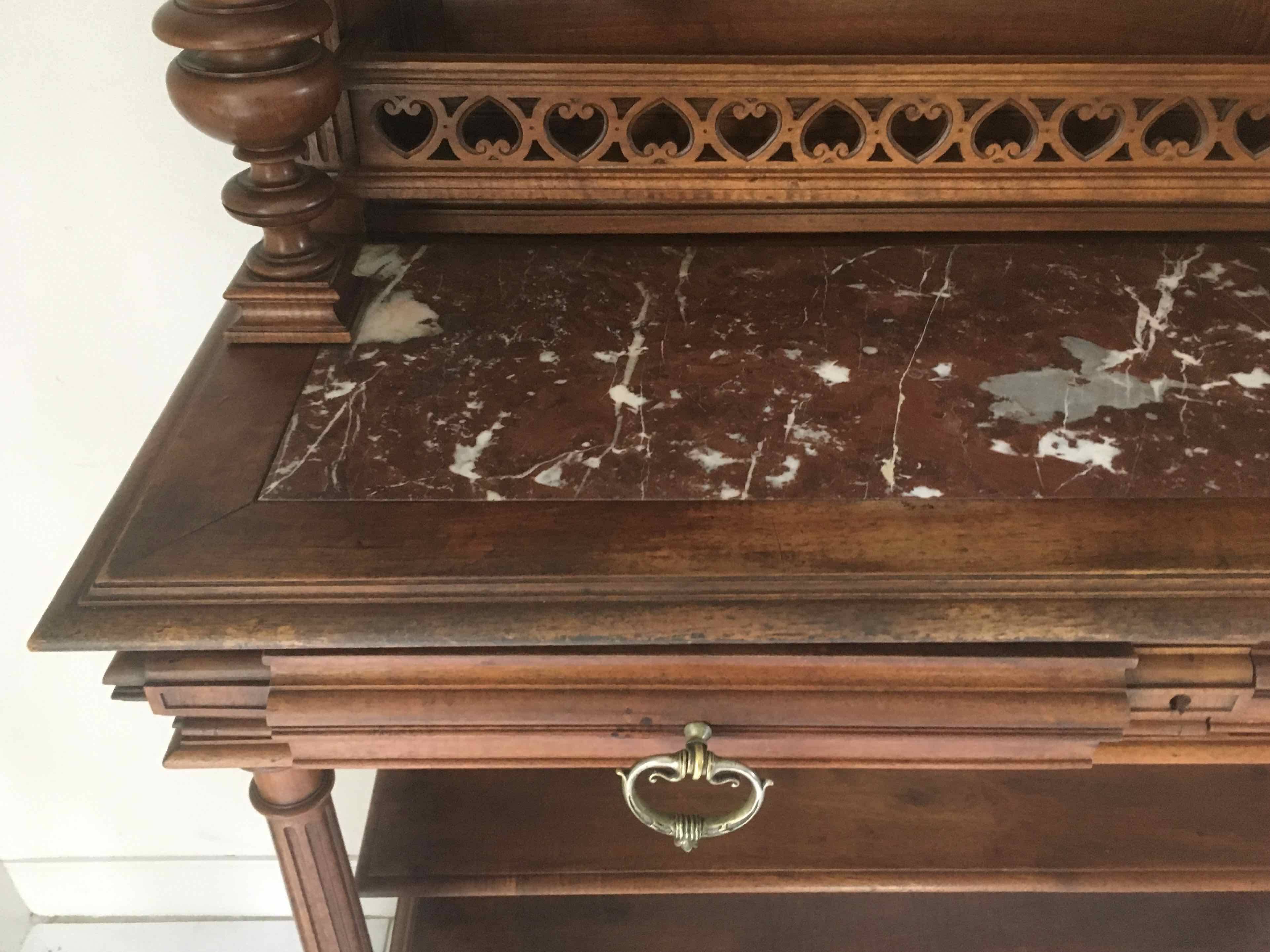 Restaurant serving console early 20th century