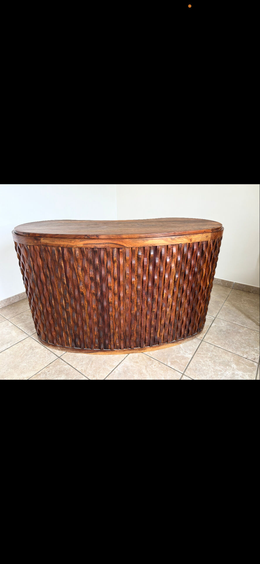Desk / counter in sheesham