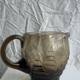 Smoked glass carafe
