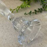 Bougeoir en verre de Portieux