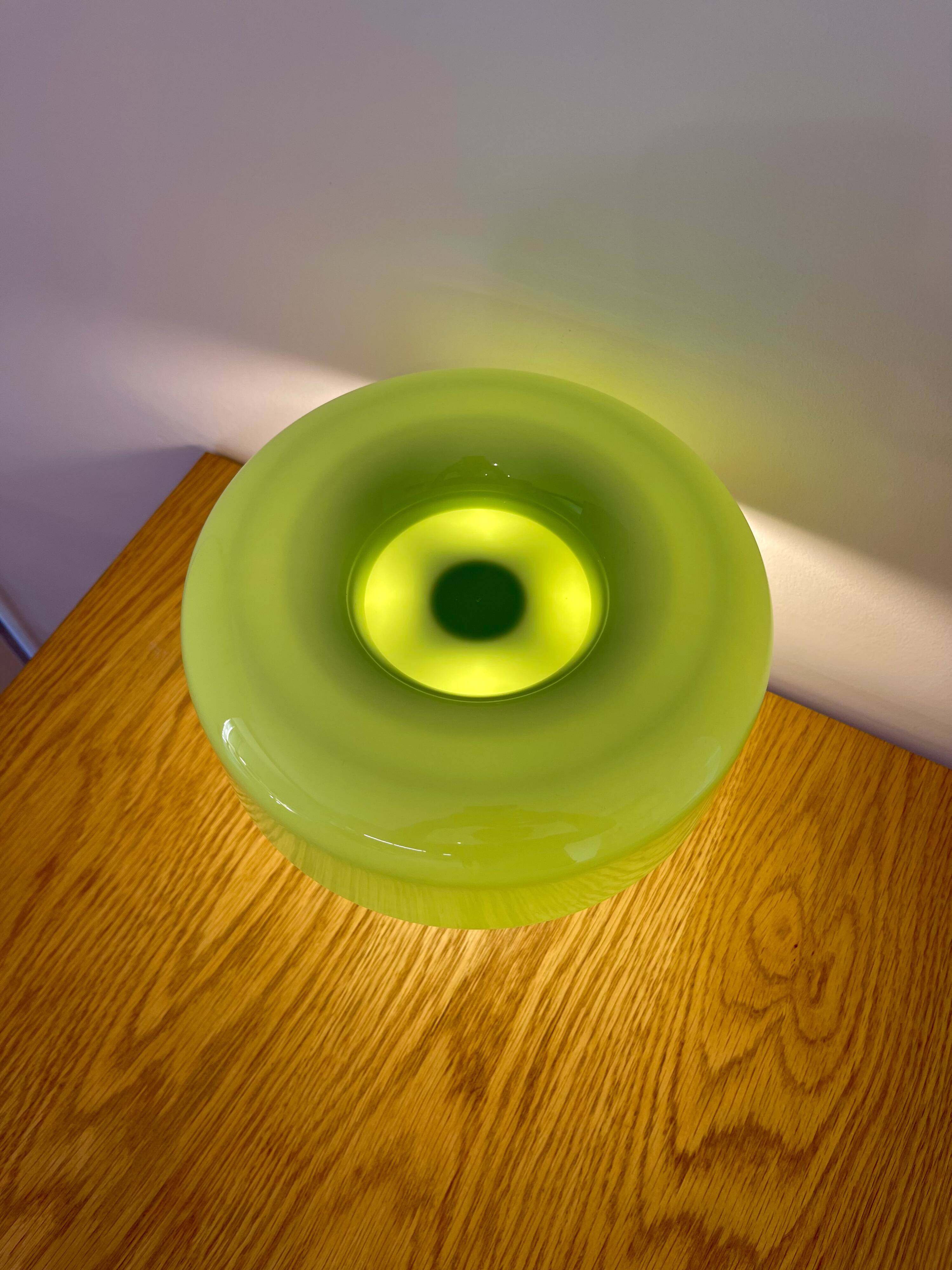 Vintage 70s Lamp - Green - One Size