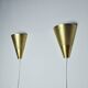 Scandinavian Modern Brass Wall Sconces by IKEA, 1980s