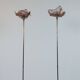 Unique postmodern street lamps made by an artist.
