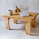 Solid oak coffee table, minimalist / contemporary design