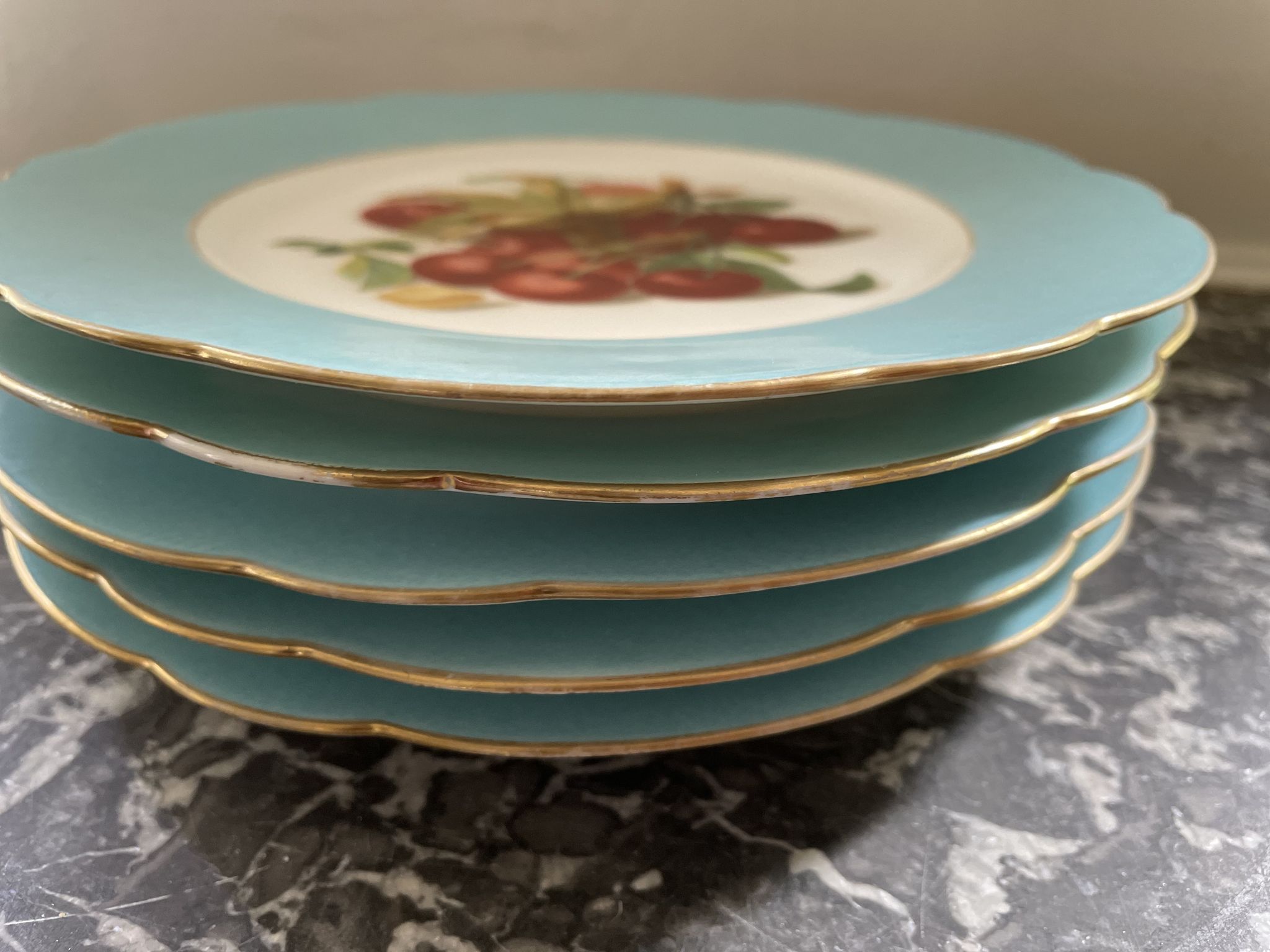 Joseph Klotz XIXEME Paris porcelain plates