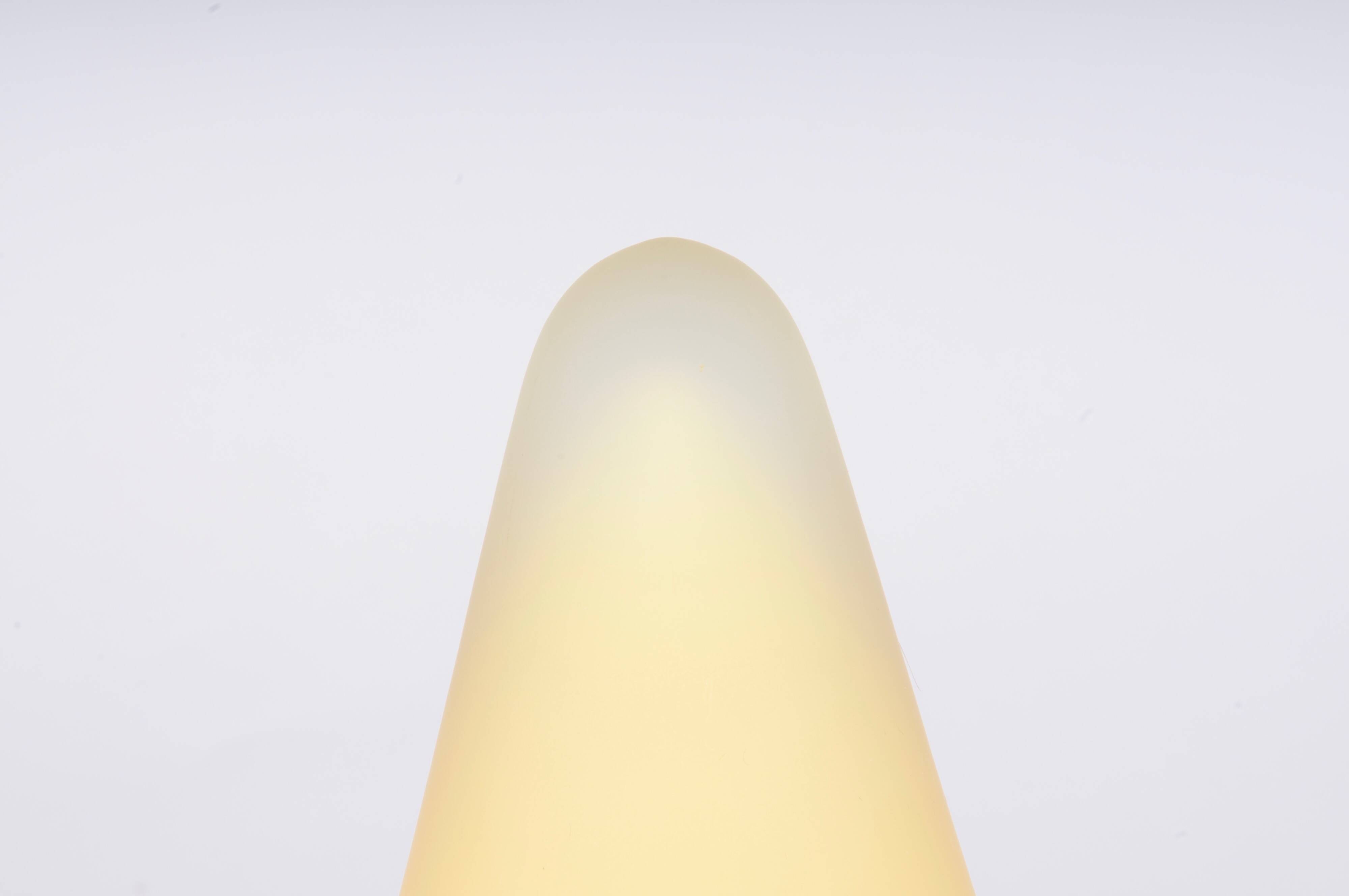 SCE Teepee Habitat lamp in orange frosted glass