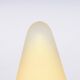 Lampe SCE Teepee Habitat en verre dépoli orange