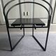 Ensemble de 4 chaises Latonda de Mario Botta pour Alias 1986, rare version avec l'assise en cuir
