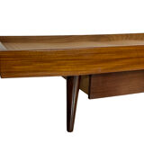 Vintage mid century daybed teak design with drawers