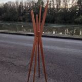 Designer wooden coat rack