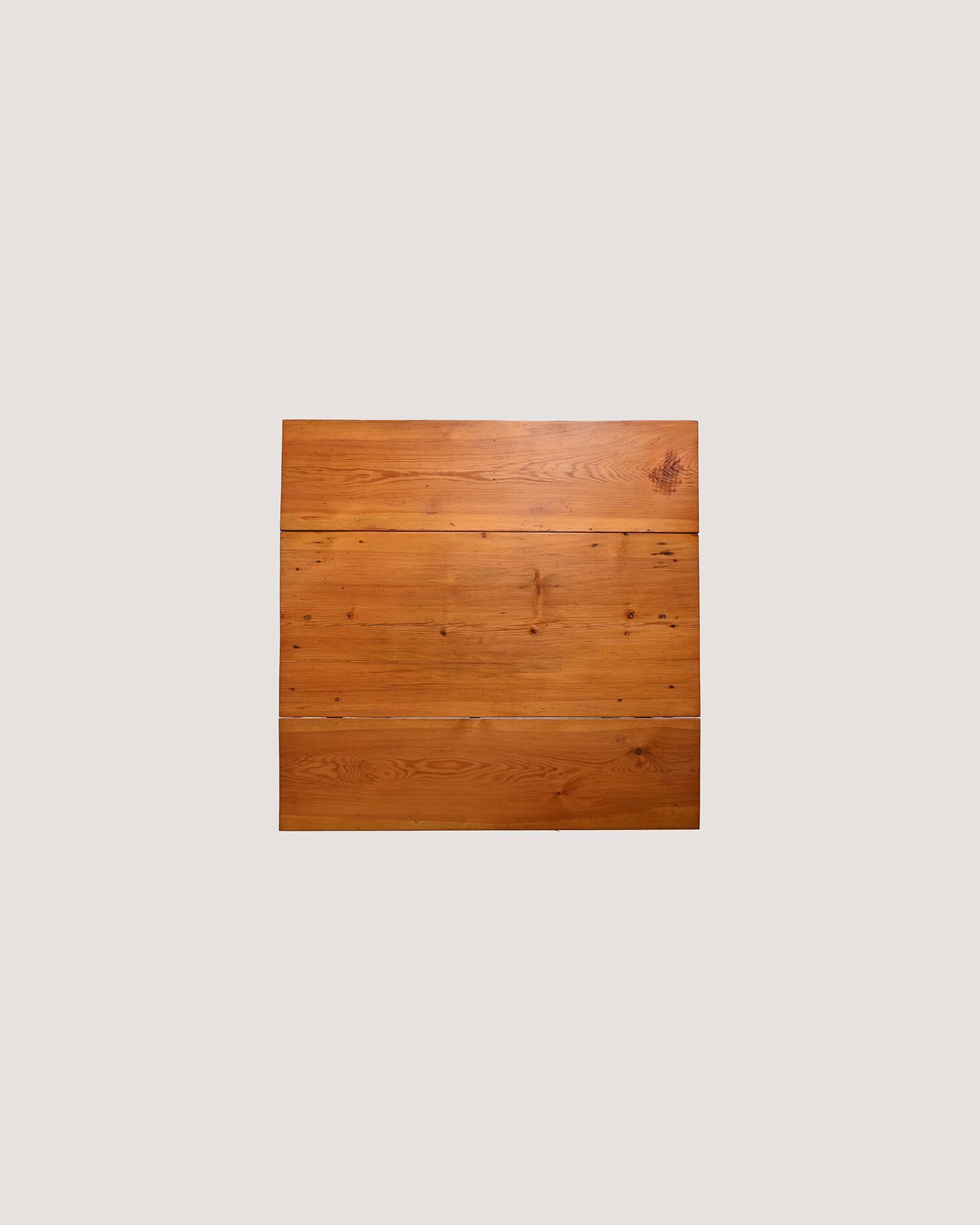 Table à rabats en pin massif scandinave, années 1960