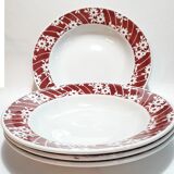 4 Amandinoise soup plates