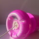 Lampe à poser LYKTA rose fuchsia, IKEA vintage