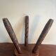 Tabouret tripode en bois