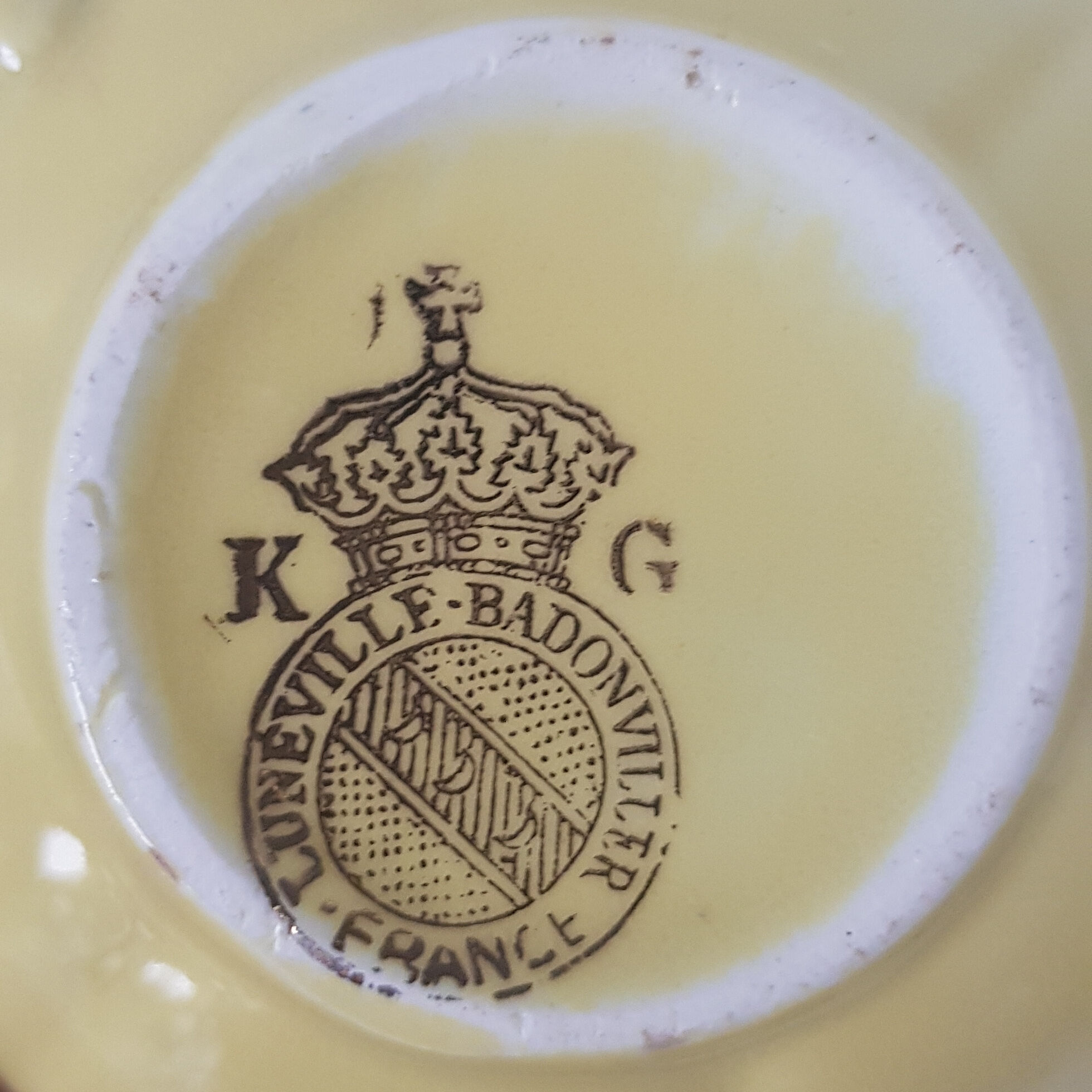 Lunéville-Badonviller KG Brilliant Gene Porcelain Tea Set