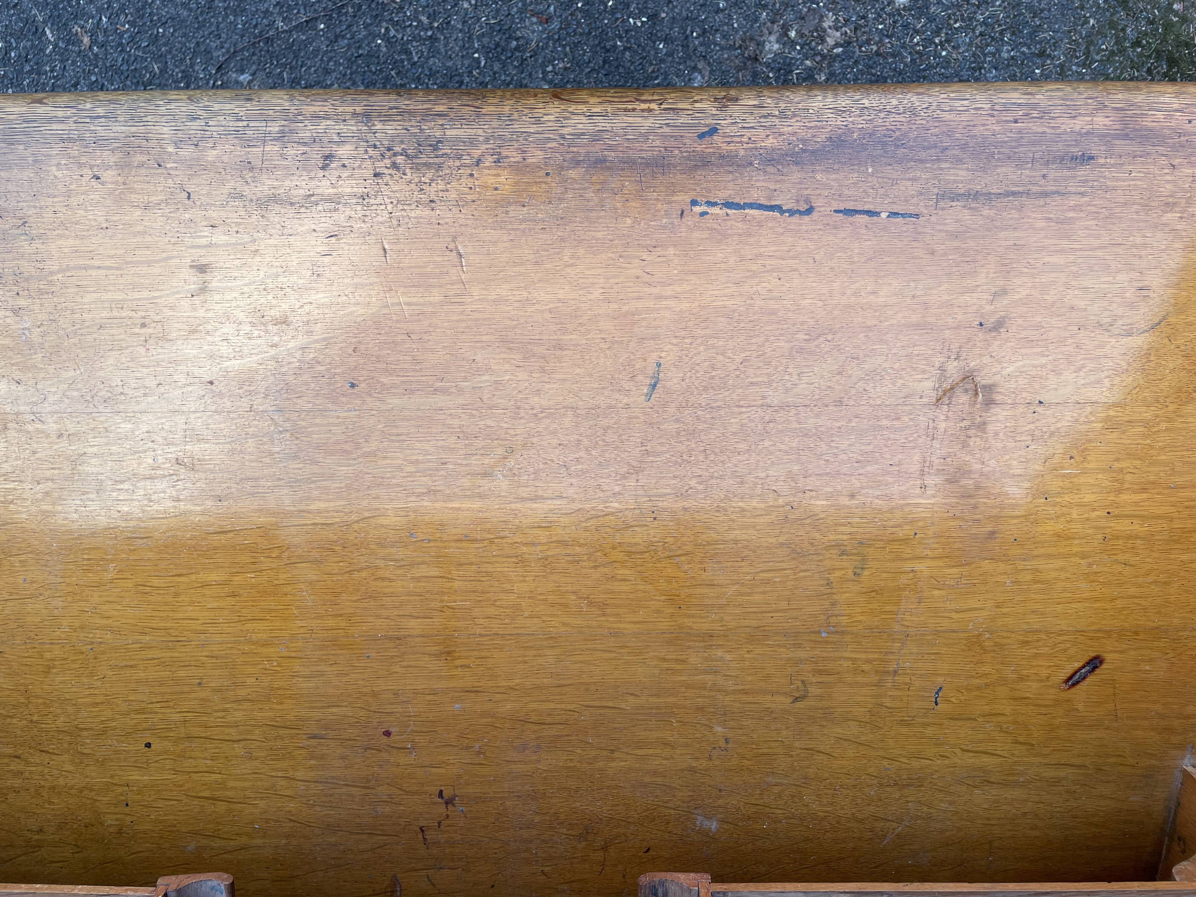 American oak wood office, circa 1930