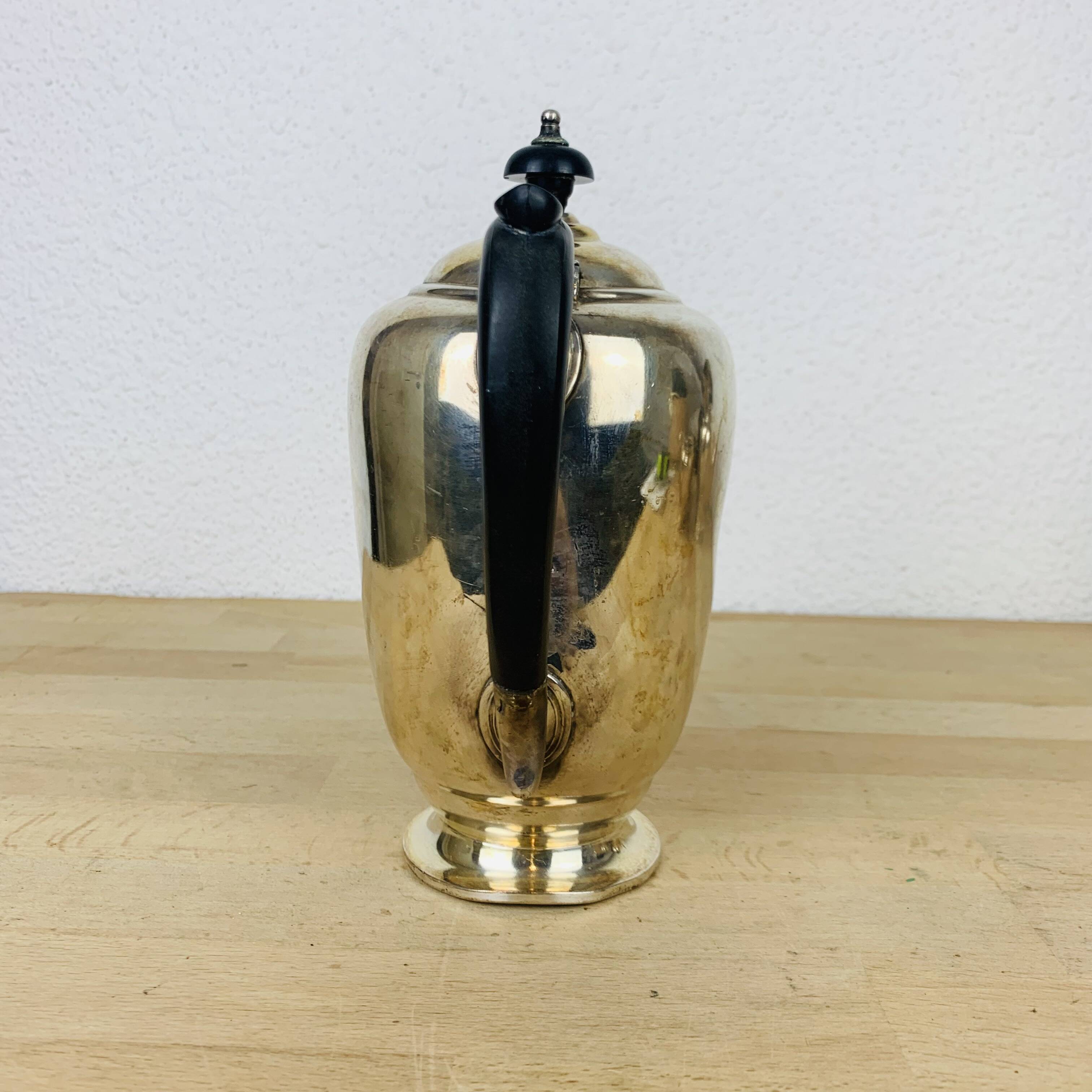 English tea/coffee set by James Dixon & Sons in silver plated metal