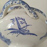 Antique FF Pexonnes soup tureen – “Birds” model