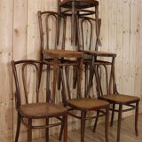 Series x6 bistro chairs n°56 Thonet