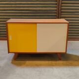 Buffet U 452 Yellow by Jiri Jiroutek for Interier Praha 1960