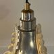 Holophane Art Deco prismatic glass pendant light