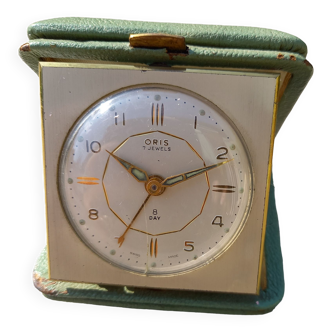 Vintage travel wallet alarm clock