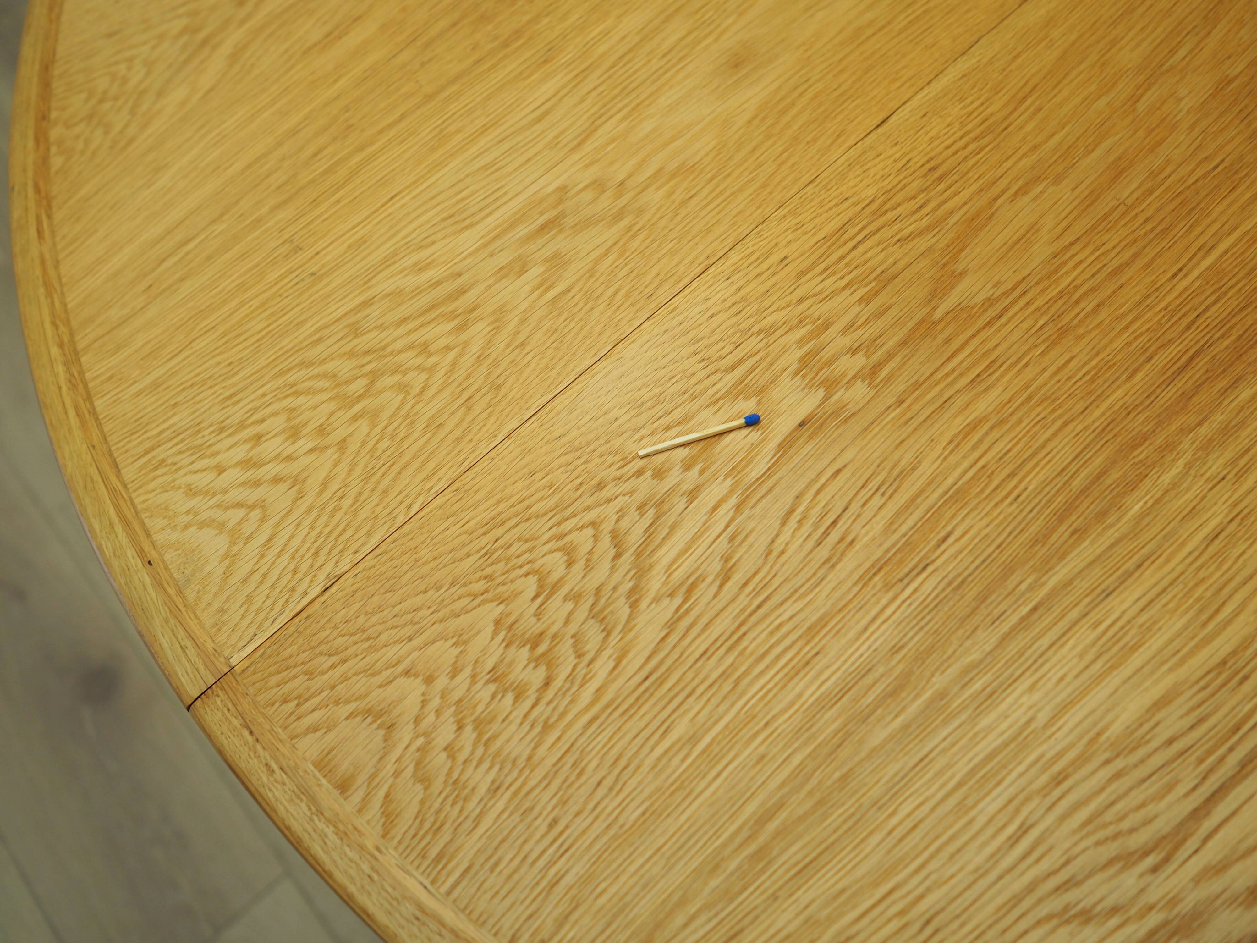 Ash round table, Danish design, 1960s, production: Denmark