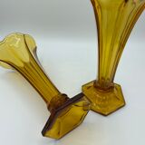 Pair of Val Saint Lambert vases