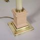 Lamp Tommaso Barbi Murano brass ceramic glass
