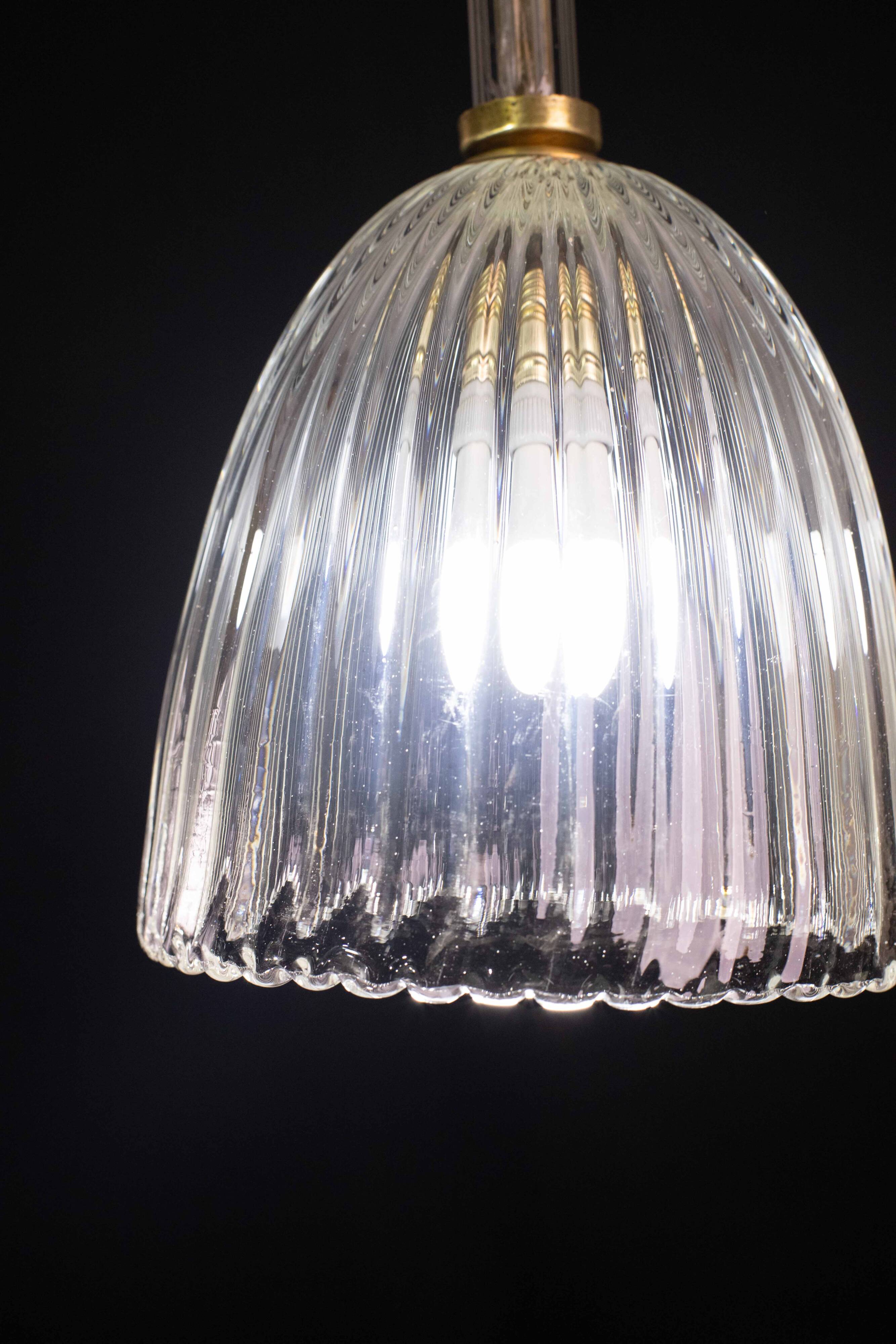 Art Deco Barovier e Toso pendant light, 1950