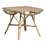 Rattan coffee table