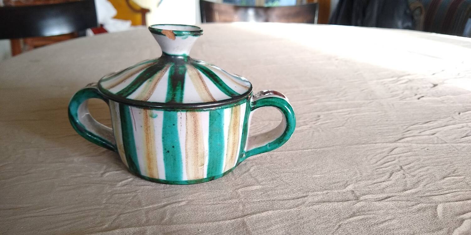 Robert Picault Vallauris Sugar Bowl