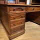 Large antique desk/partners desk