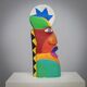 Group of unique vibrant sculptures by Clemens Briels, Netherlands 1990s