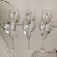 Six champagne flutes, Perrier-Jouët, Belle Epoque, E.Gallé