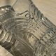 Vase en verre à décor géométrique