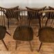 Series of 6 chairs bistro Baumann Model Menuet from the 1960s