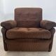 Set of 2 vintage Airborne French design armchairs from the 60s in velvet