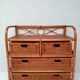 Commode rotin et bambou